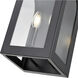 Bratton 2 Light 19 inch Powder Coated Black Outdoor Wall Sconce